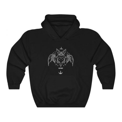 Alien Bat Hoodie