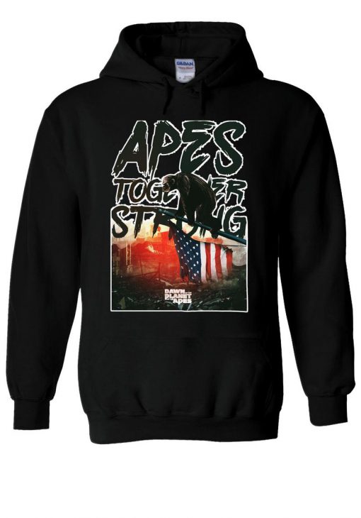 Apes Together Strong Funny Hoodie