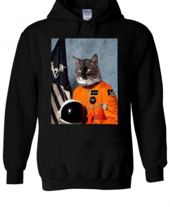 Astronaut Funny Cat Suit In Space Hoodie