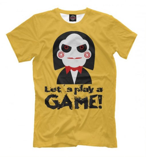 Billy The Puppet Let's Play A Game T-shirt, Saw Movie Tee, Men's Women's All Sizes