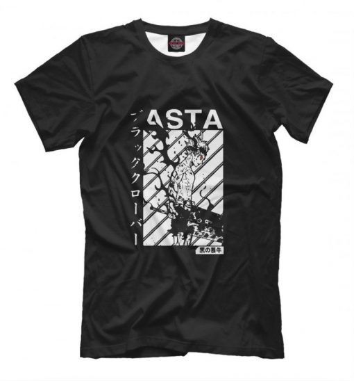 Black Clover Asta Art T-Shirt, Men's Women's All Sizes