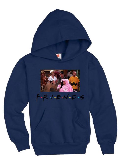 Friends Halloween Arm Wrestle Hoodie