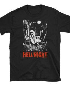 Hell Night Horror 80s Movie Shirt, Linda Blair, Lost Boys, Slasher Movie, Return of the living Dead, Cult Movie