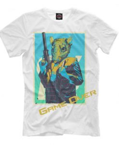 Hotline Miami Game Over T-shirt, Men's Women's All Sizes