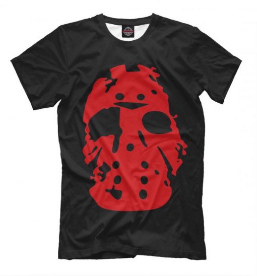 Jason Voorhees Mask T-shirt, Friday The 13th Movie Tee, Men's Women's All Sizes