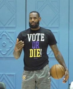 Lebron James Vote or Die Tshirt