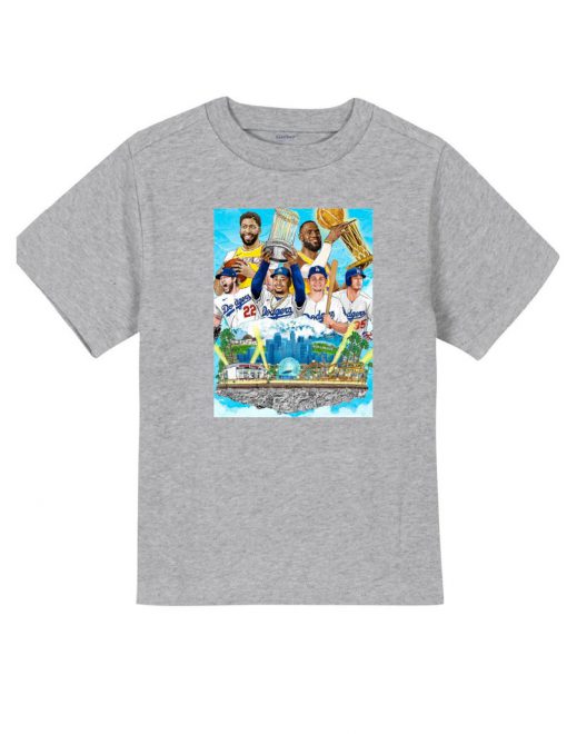 Los Angeles 2020 Champions Lakers & Dodgers Tshirt