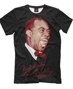 Louis Armstrong Art T-Shirt, Men's Women's All Sizes