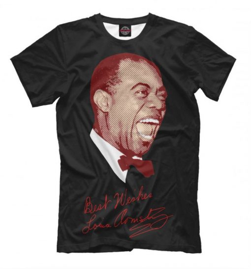 Louis Armstrong Art T-Shirt, Men's Women's All Sizes