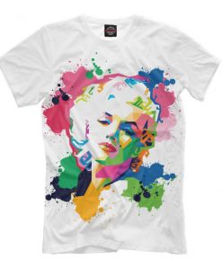 Marilyn Monroe Colorful Art T-shirt, Men's Women's All Sizes