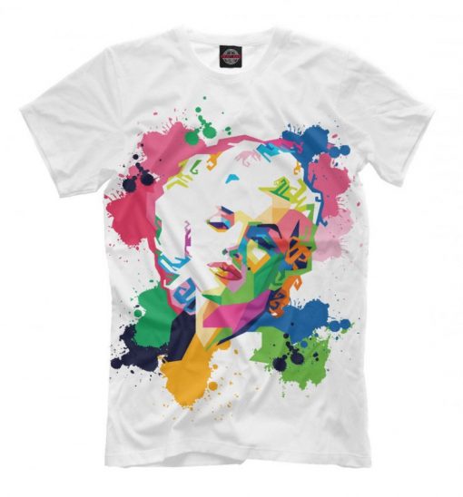 Marilyn Monroe Colorful Art T-shirt, Men's Women's All Sizes