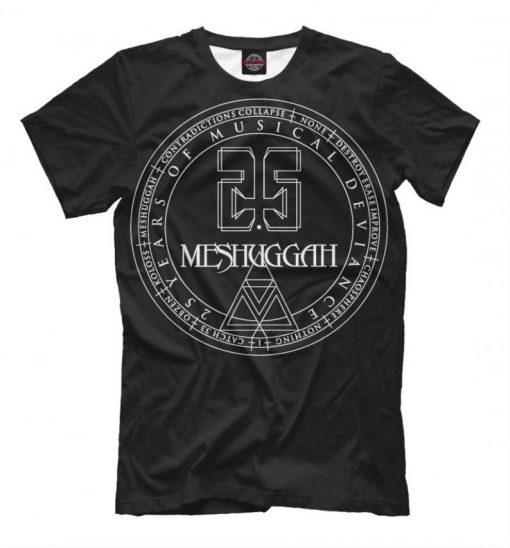Meshuggah 25 Years Of Musical Deviance T-shirt, Men's Women's All Sizes
