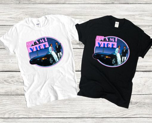 Miami Vice 80's TV Series Classic Vintage T-shirt