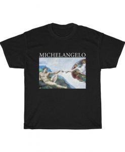 Michelangelo Creation of Adam Tshirt