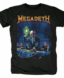 New Megadeth-Rust In Peace Black T-Shirt