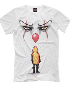 Pennywise IT Movie Graphic Art T-shirt, Stephen King Tee, Men's Women's All Sizes