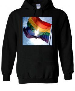 Rainbow Flag LGBT Gay Lesbian Proud Hoodie