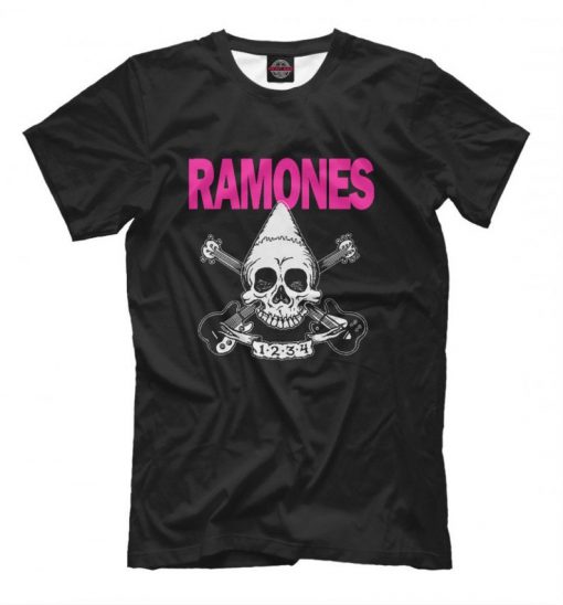 Ramones 1234 Graphic T-shirt, Men's Women's All Sizes