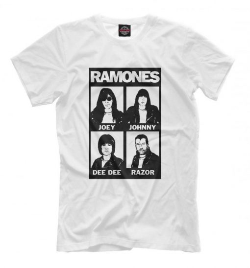 Ramones Joey Johnny Dee Dee Razor T-shirt, Men's Women's All Sizes