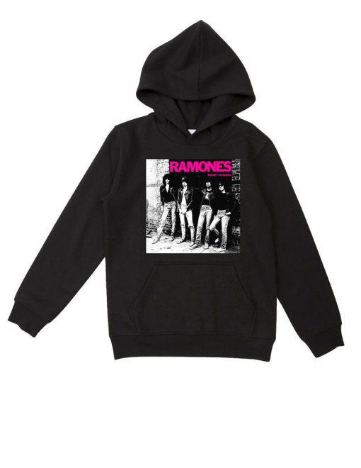 Ramones Rocket To Russia Album Cover Art Hoodie