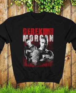 Retro Vintage Derek Morgan Criminal Minds TV Series Unisex Sweatshirt