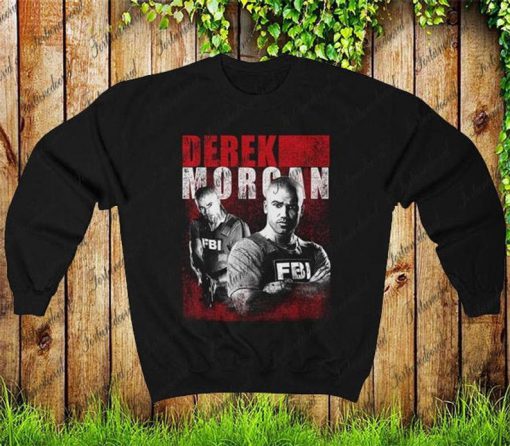 Retro Vintage Derek Morgan Criminal Minds TV Series Unisex Sweatshirt