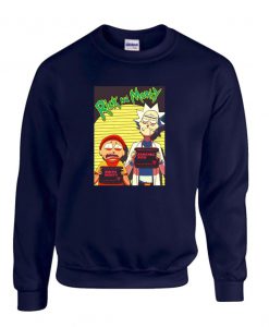 Rick and Morty Mugshot Clothing Design Sweatshirt