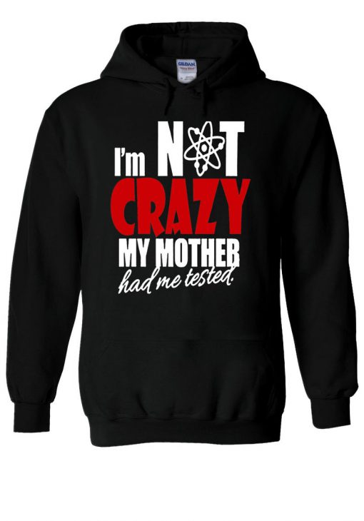 The Big Bang Theory Fun Quotes Crazy Hoodie