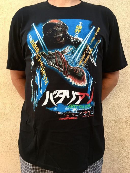 The RETURN of the LIVING DEAD Japanese poster T-shirt zombies ghouls horror 1980s punk Official