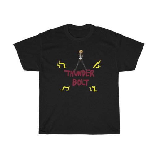 Unisex, My Hero Academia Denki Kaminari Shirt -Chargebolt