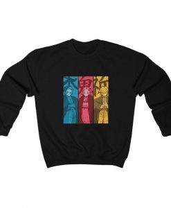 Vintage Anime Characters Sweatshirt