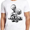 Alien T Shirt Alien Drinking Beer Ufo Alcohol Funny