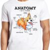 Anatomy of a Corgi T Shirt Funny Dog Puppy Vintage Gift Tee