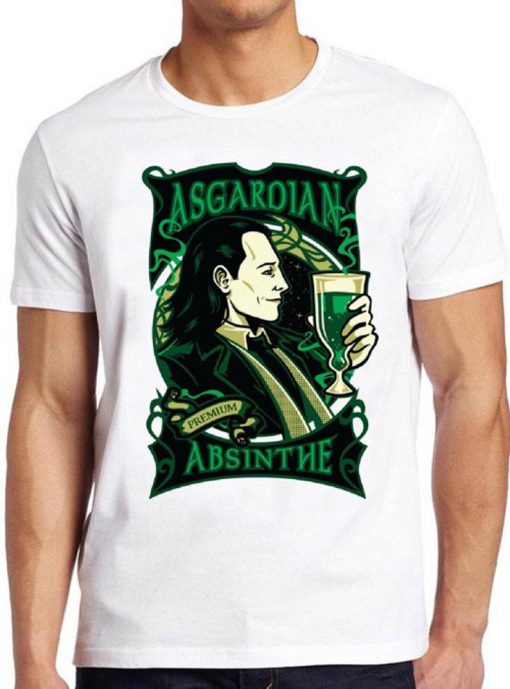 Asgardian Absinthe Thor T Shirt Retro Funny