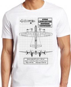 Avro Lancaster T Shirt Bomber Plane