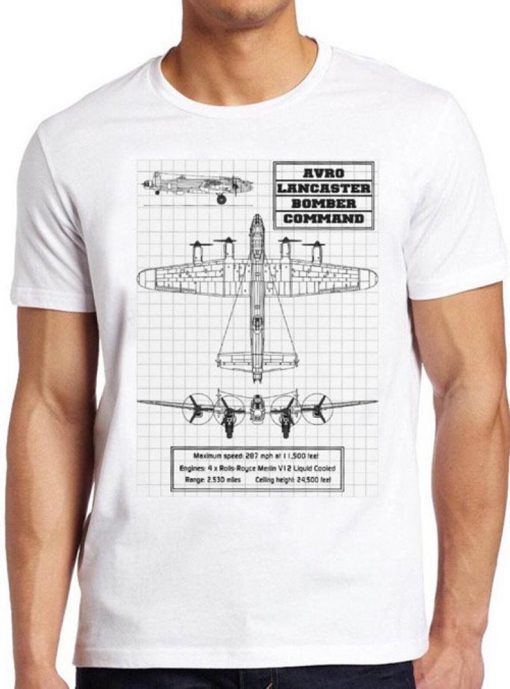 Avro Lancaster T Shirt Bomber Plane