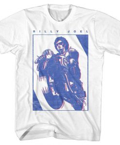 Billy Joel White Adult T-Shirt