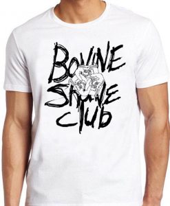 Bovine Shave Club T Shirt Funny Slogan Bulls Shaving Saying Cool Gift Tee