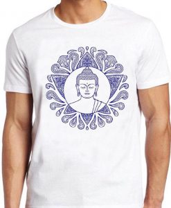 Buddha T Shirt Vintage Yoga Buddhist Namaste Wisdom Lotus