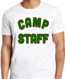 Camp Staff T Shirt Retro Camping Crystal Lake Councillor Funny