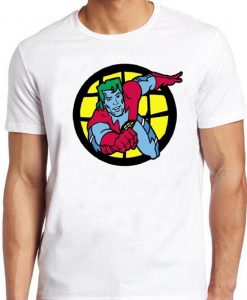 Captain Planet T Shirt Cartoon 90s Superhero Top Vintage Retro Cool Gift Tee