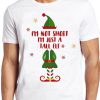 Christmas Elf T Shirt I'm Not Short, I'm Just a Tall Elf