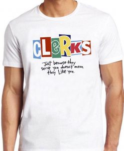 Clerks T Shirt Comedy Film 90s Cult Movie Vintage