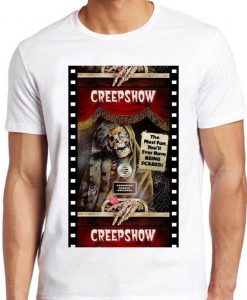 Creep Show T Shirt Black Comedy Cool Gift Horror 80s Halloween Skull Funny Tee