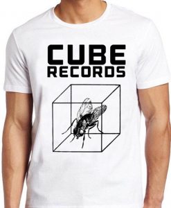 Cube Records T Shirt Logo Record Labe Music Pop Rock