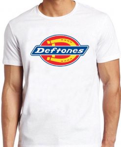 Deftones T Shirt White Pony Rock Nu Metal Workwear Inspired Logo Gift Tee