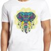 Elephant T Shirt Mandala Colour Present