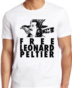 Free Leonard Peltier T Shirt American Indian Movement Native