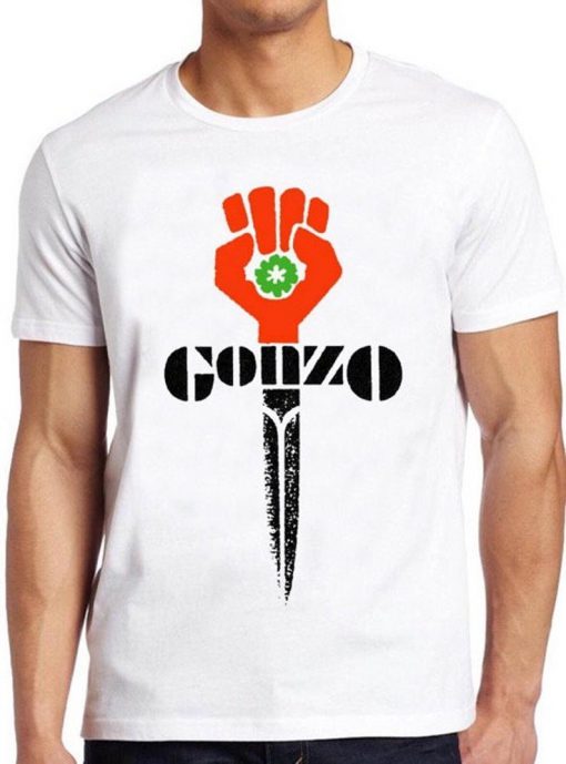 Gonzo T Shirt Fist Knife Logo Journalism Hunter S Thompson