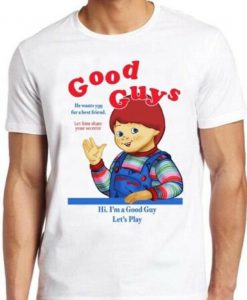 Good Guys T Shirt Chucky Childs Play Horror Cult 80s Film